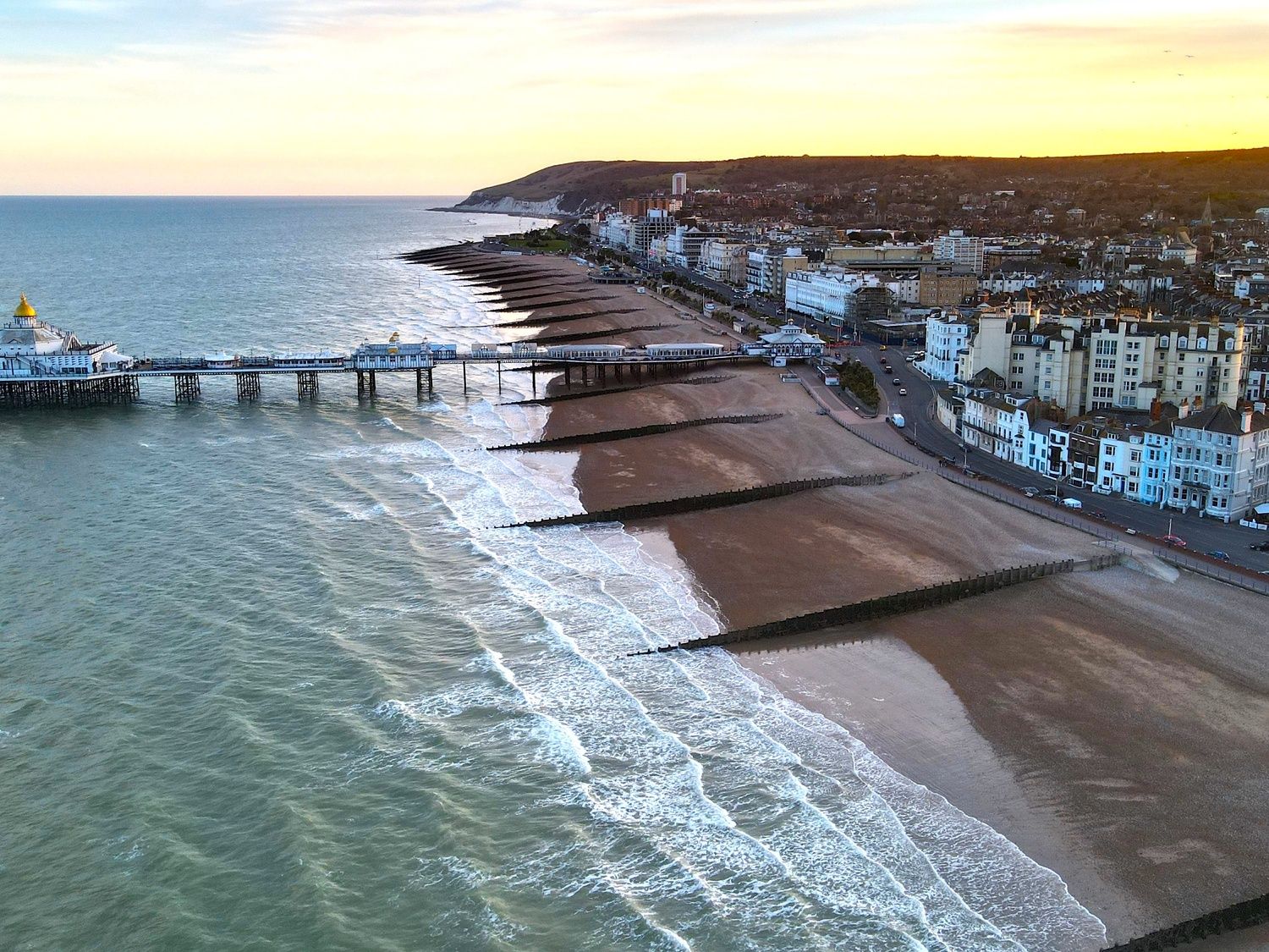 Eastbourne town and pier